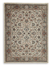 Beritham Blue/Brown/Beige Large Rug - R407261