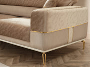 Berlin 73" Wide Extendable Loveseat - Gate FurnitureLoveseat