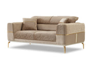 Berlin 73" Wide Extendable Loveseat - Gate FurnitureLoveseat