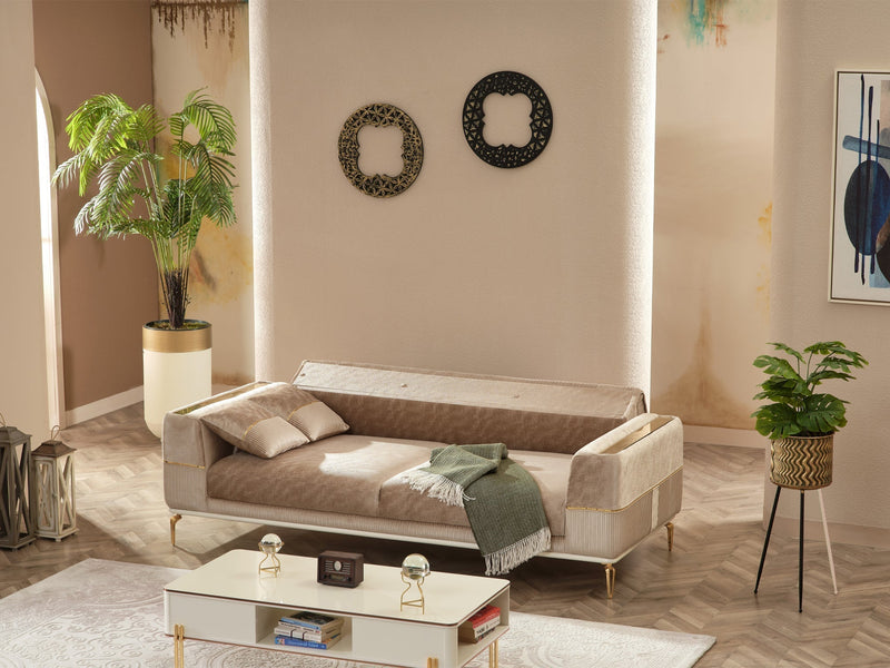 Berlin 92" Wide Extendable Sofa - Gate FurnitureSofas