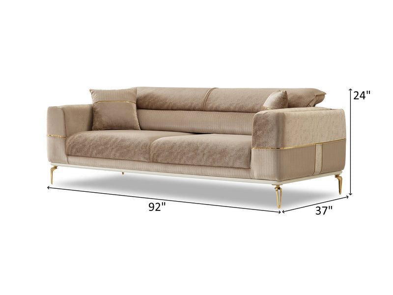 Berlin 92" Wide Extendable Sofa - Gate FurnitureSofas