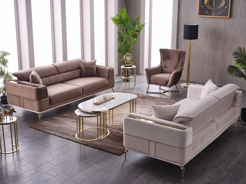 Berlin Convertible Sofa in Grey - 200-SAN-BER-GRE-3