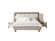 Bern Bedroom (Queen Frame With Headboard & Dresser With Mirror & 2 Nightstand) - 120-BERN-SET