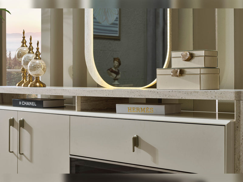 Bern Consol With Mirror - 115-BERN-CONM