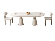 Bern Diningroom (Consol With Mirror & Dining Table & 6 Dining Chair) - 115-BERN-DT-6-SET
