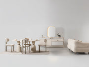Bern Diningroom (Consol With Mirror & Dining Table & 6 Dining Chair) - 115-BERN-DT-6-SET