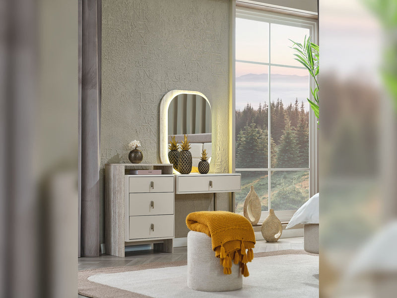 Bern Dresser With Mirror - 120-BERN-DRM