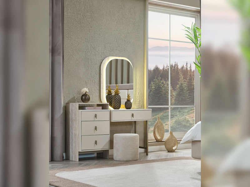 Bern Dresser With Mirror - 120-BERN-DRM