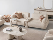 Bern Module Sofa Cream in Cream - 101-BERN-PUK82015-3M