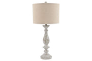 Bernadate Whitewash Table Lamp (Set of 2) - Gate FurnitureTable Lamp Pair
