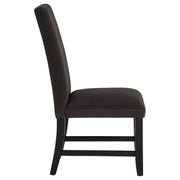 Berning Fabric Upholstered Parson Side Chair Charcoal (Set of 2) - 121702CHR