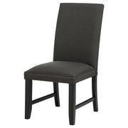 Berning Fabric Upholstered Parson Side Chair Charcoal (Set of 2) - 121702CHR