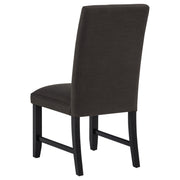 Berning Fabric Upholstered Parson Side Chair Charcoal (Set of 2) - 121702CHR