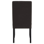 Berning Fabric Upholstered Parson Side Chair Charcoal (Set of 2) - 121702CHR