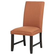 Berning Fabric Upholstered Parson Side Chair Salmon Orange (Set of 2) - 121702SLM
