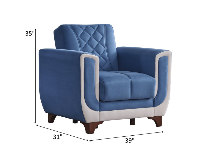 Berre 39" Wide Convertible Armchair - Gate FurnitureAccent Chairs
