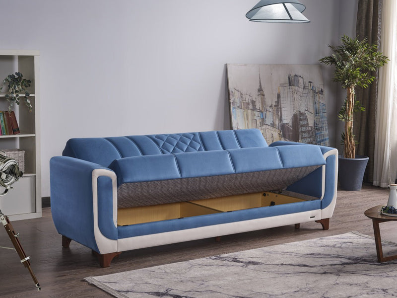 Berre 92" Wide Convertible Sofa - Gate FurnitureSofas