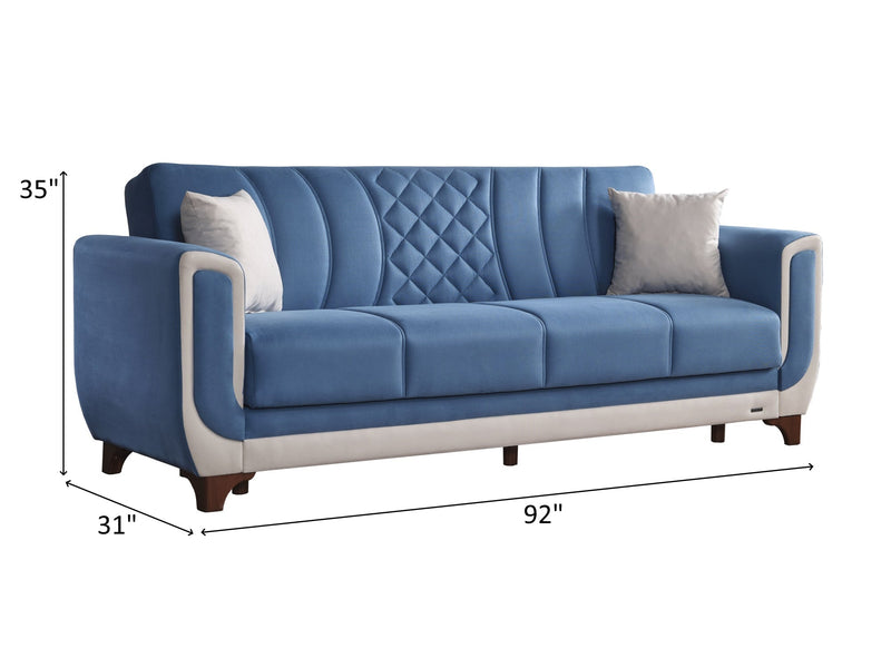 Berre 92" Wide Convertible Sofa - Gate FurnitureSofas