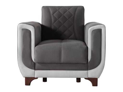 Berre Armchair Grey in Grey - 101-BER-DZ203-B
