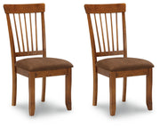 Berringer 2-Piece Dining Room Chair in Rustic Brown - PKG000067
