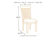 Berringer Rustic Brown Dining Chair (Set of 2) - Gate FurnitureDining Chair