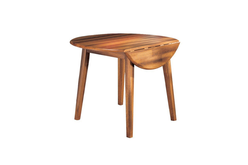 Berringer Rustic Brown Dining Drop Leaf Table - Gate FurnitureDining Table