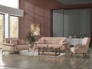 Beta 3-pieces (Sofa & Loveseat & Chair) Livingroom Set Beige in Beige - 101-BET-KAY065-321