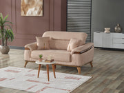 Beta 3-pieces (Sofa & Loveseat & Chair) Livingroom Set Beige in Beige - 101-BET-KAY065-321