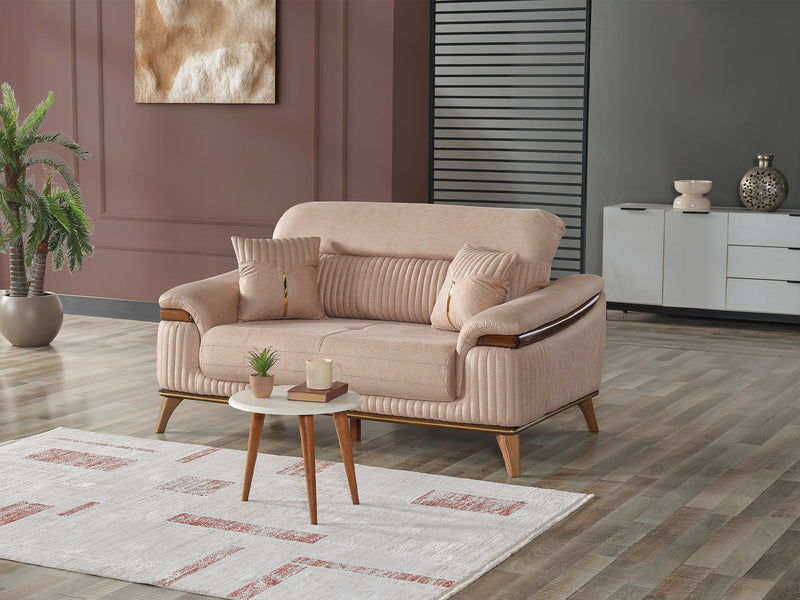 Beta 3-pieces (Sofa & Loveseat & Chair) Livingroom Set Beige in Beige - 101-BET-KAY065-321