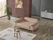 Beta 3-pieces (Sofa & Loveseat & Chair) Livingroom Set Beige in Beige - 101-BET-KAY065-321
