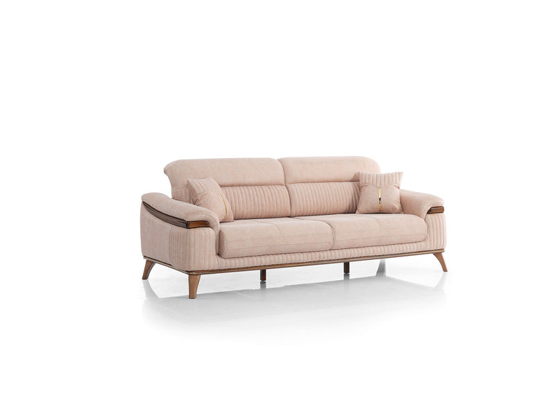 Beta 3-pieces (Sofa & Loveseat & Chair) Livingroom Set Beige in Beige - 101-BET-KAY065-321
