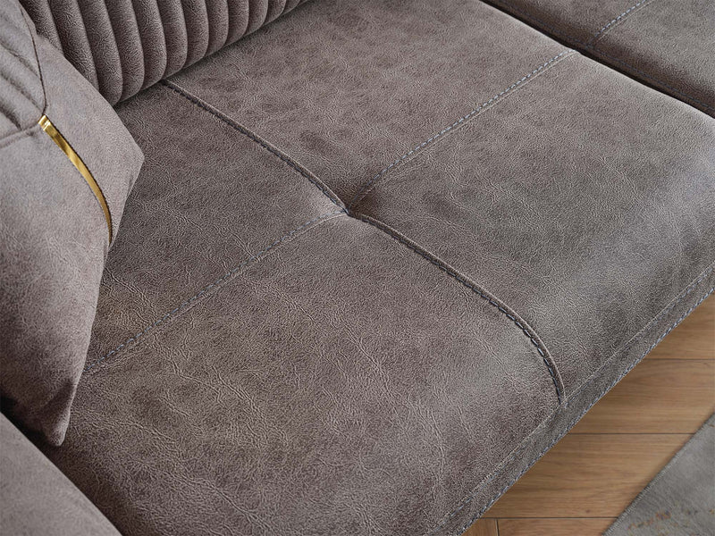 Beta 3-pieces (Sofa & Loveseat & Chair) Livingroom Set Fume in Fume - 101-BET-KAY375-321
