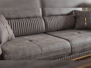 Beta 3-pieces (Sofa & Loveseat & Chair) Livingroom Set Fume in Fume - 101-BET-KAY375-321