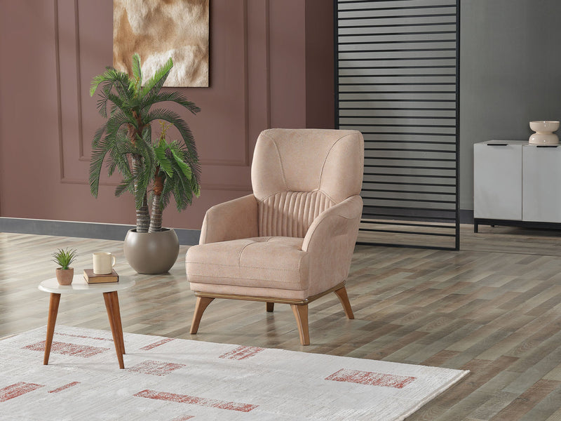 Beta Chair Beige in Beige - 101-BET-KAY065-B
