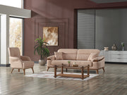 Beta Chair Beige in Beige - 101-BET-KAY065-B