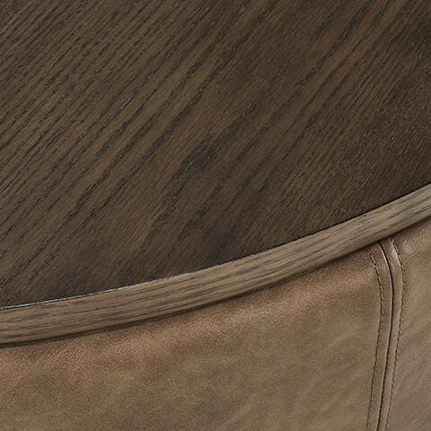 Bethanstone Warm Brown Storage Ottoman - A3000846