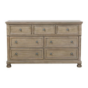 Bethel Wire Brushed Gray Sleigh Storage Platform Bedroom Set - Gate FurnitureBedroom Set