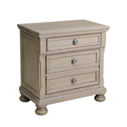 Bethel Wire Brushed Gray Sleigh Storage Platform Bedroom Set - Gate FurnitureBedroom Set