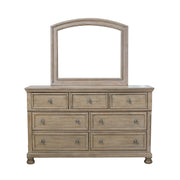 Bethel Wire Brushed Gray Sleigh Storage Platform Bedroom Set - Gate FurnitureBedroom Set