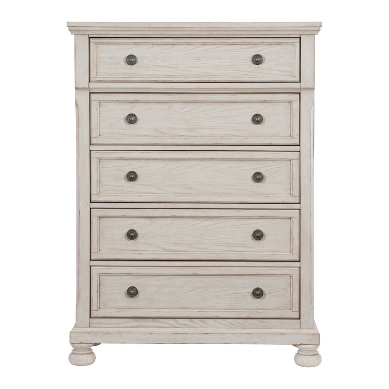 Bethel Wire Brushed White Sleigh Storage Platform Bedroom Set - Gate FurnitureBedroom Set