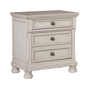 Bethel Wire Brushed White Sleigh Storage Platform Bedroom Set - Gate FurnitureBedroom Set
