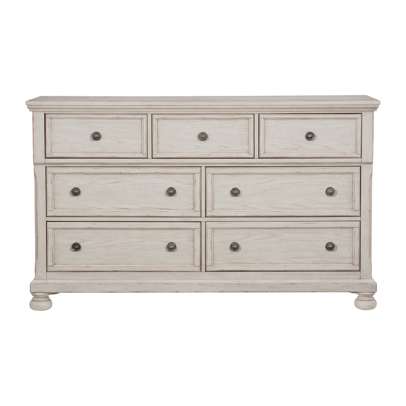 Bethel Wire Brushed White Sleigh Storage Platform Bedroom Set - Gate FurnitureBedroom Set