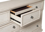 Bethel Wire Brushed White Sleigh Storage Platform Bedroom Set - Gate FurnitureBedroom Set