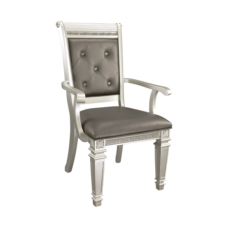 Bevelle Silver Extendable Dining Set - Gate FurnitureDining Room Set