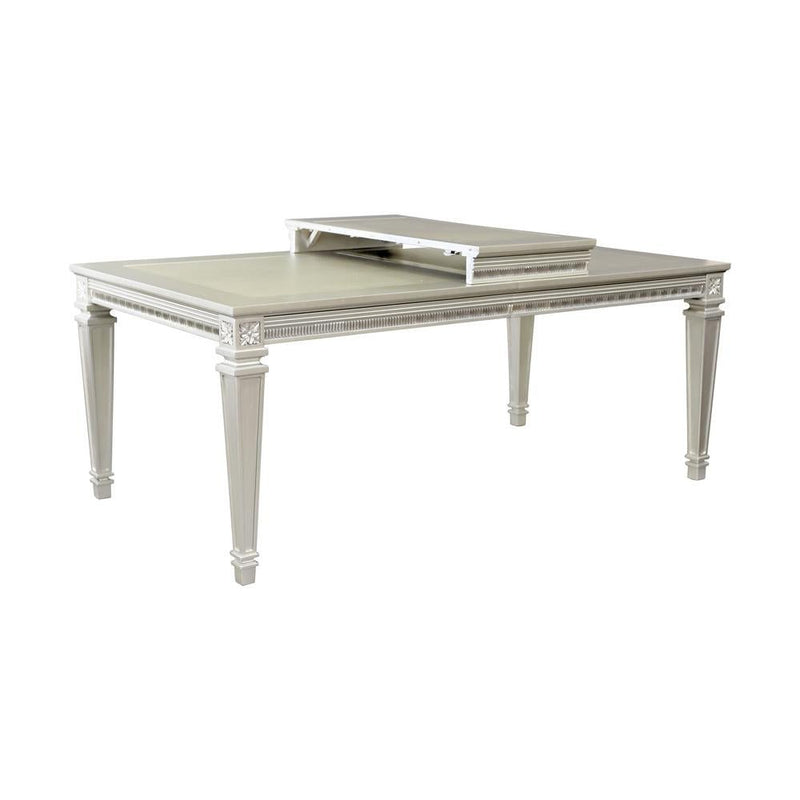 Bevelle Silver Extendable Dining Set - Gate FurnitureDining Room Set
