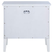 Bexhill 1-drawer Nightstand Bedside Table White - 223472