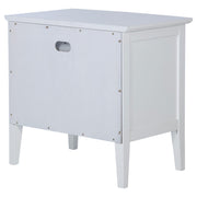 Bexhill 1-drawer Nightstand Bedside Table White - 223472