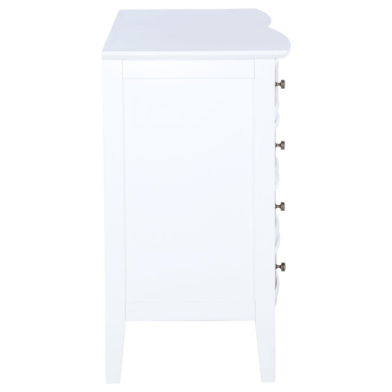 Bexhill 10-drawer Dresser Cabinet White - 223473