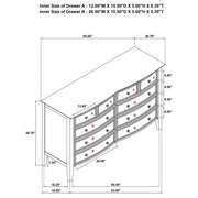 Bexhill 4-piece Eastern King Bedroom Set White - 223471KE-S4