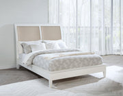 Bexhill 56-inch Upholstered California King Panel Bed White - 223471KW